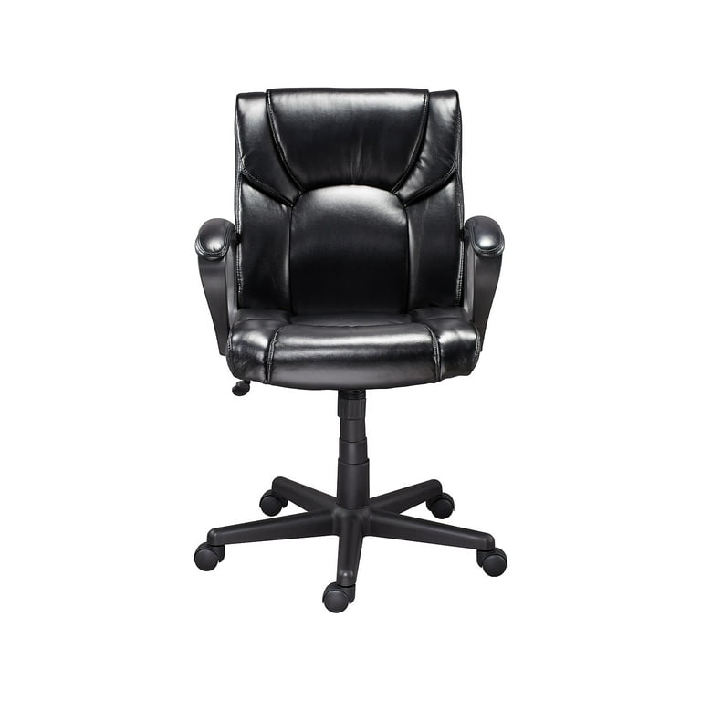 Staples Montessa II Luxura Managers Chair Black 272067 - Walmart.com