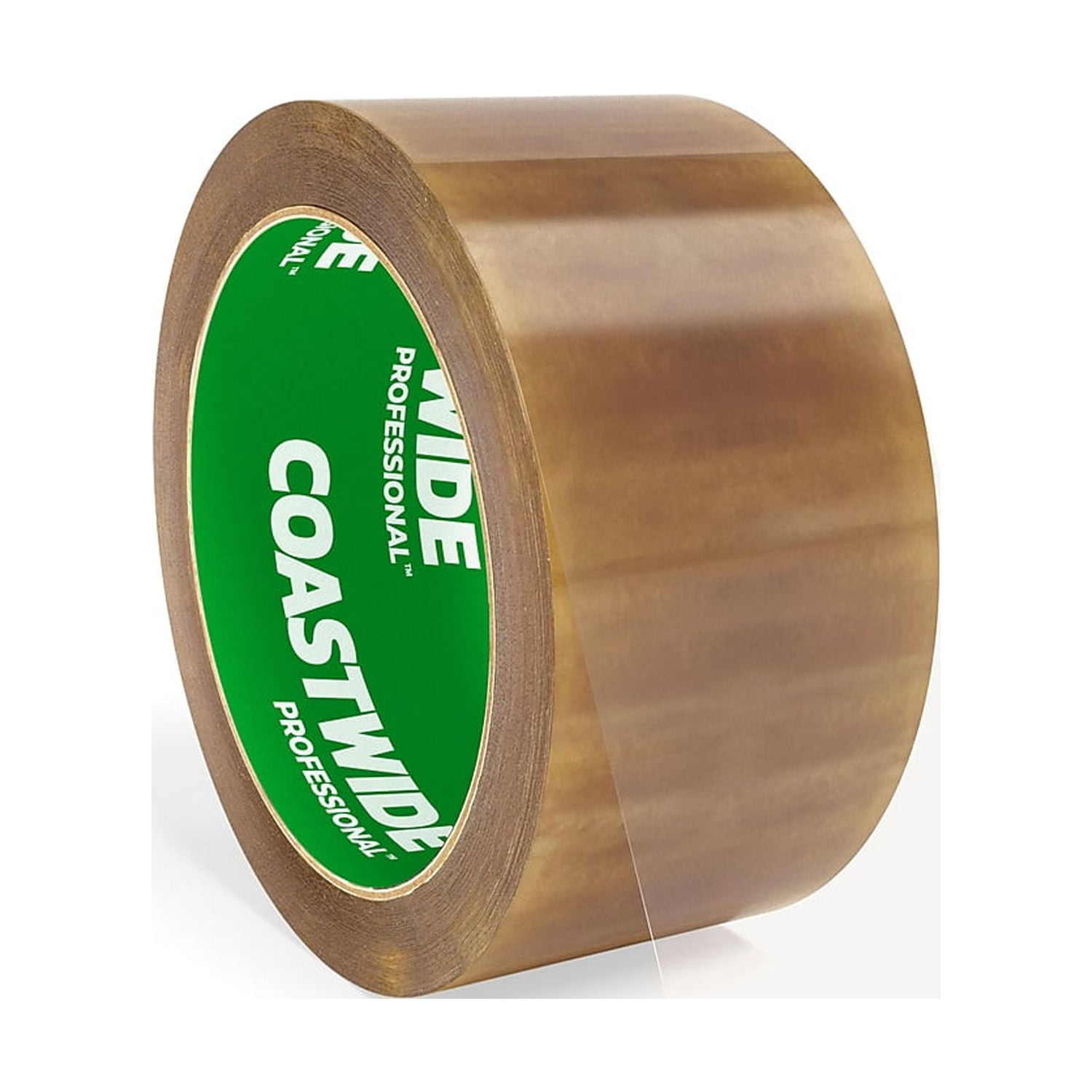 Staples Natural Rubber Packing Tape 1.89" x 54.7 Yds Clear 6/PK 11105