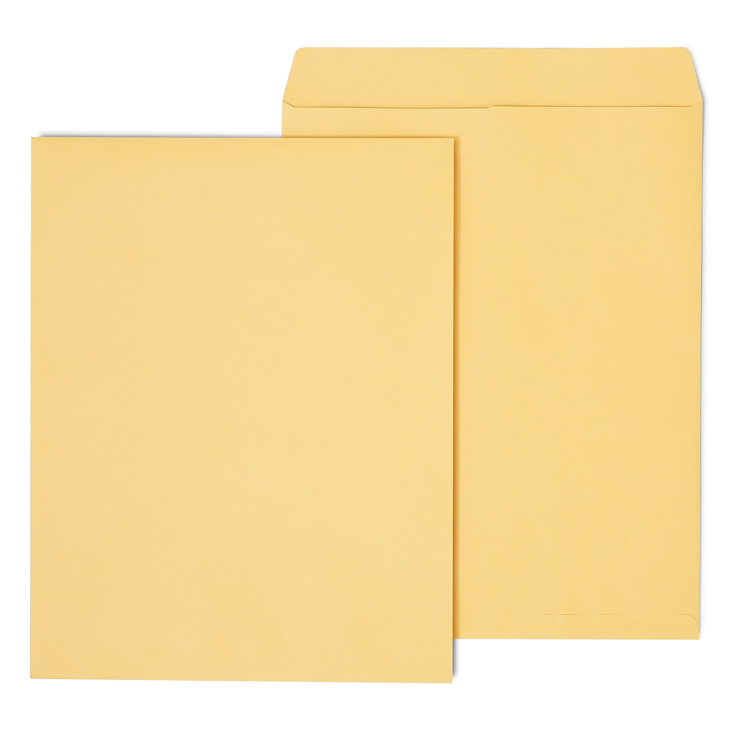 Staples Jumbo Kraft Ungummed Catalog Envelopes, 14"L x 18"H, Brown, 50