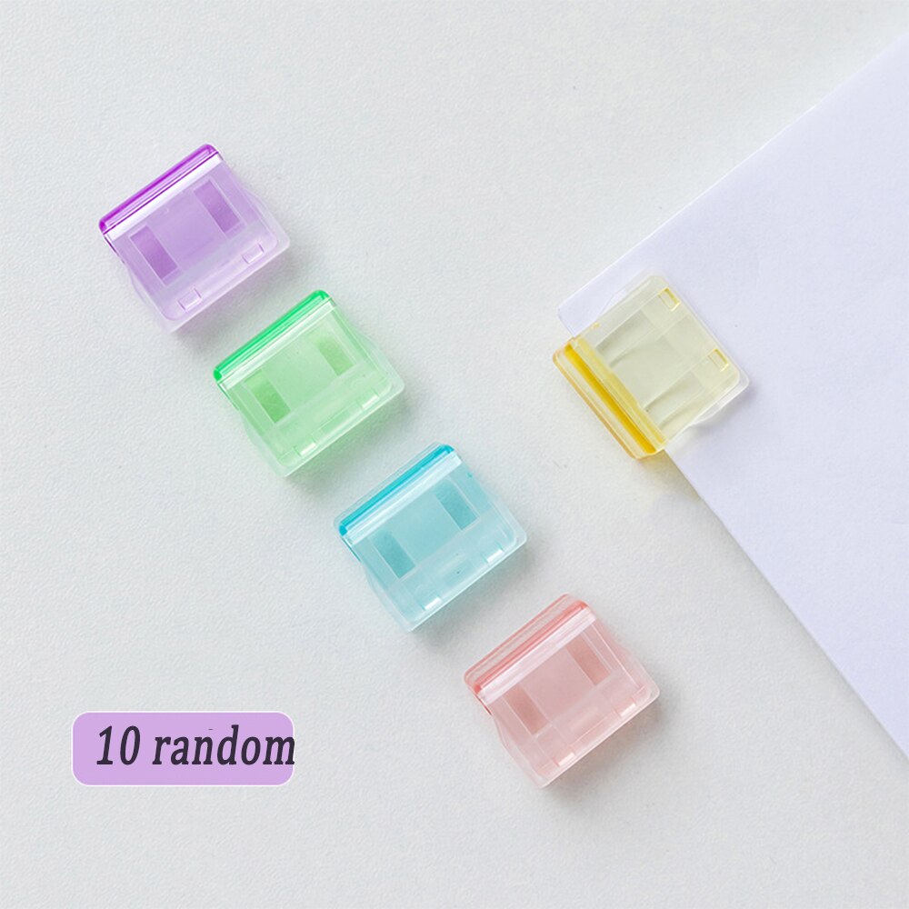 Staples Paperclip Mini Color Paper Clip Candy Transparent Metal
