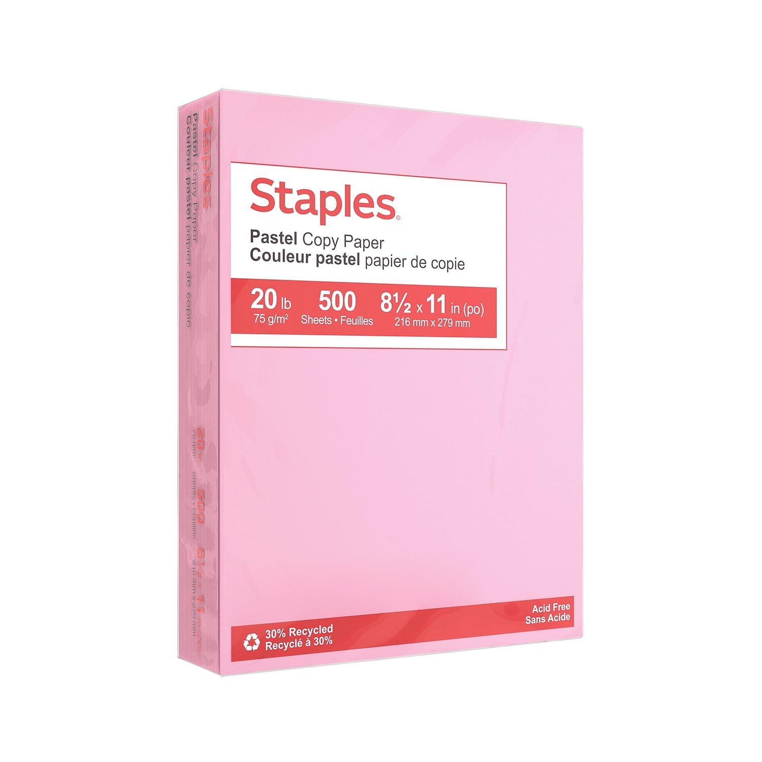Office DEPOT Pastel Copy & Print Paper 300 Sheets 20 LB Pink Color for sale  online