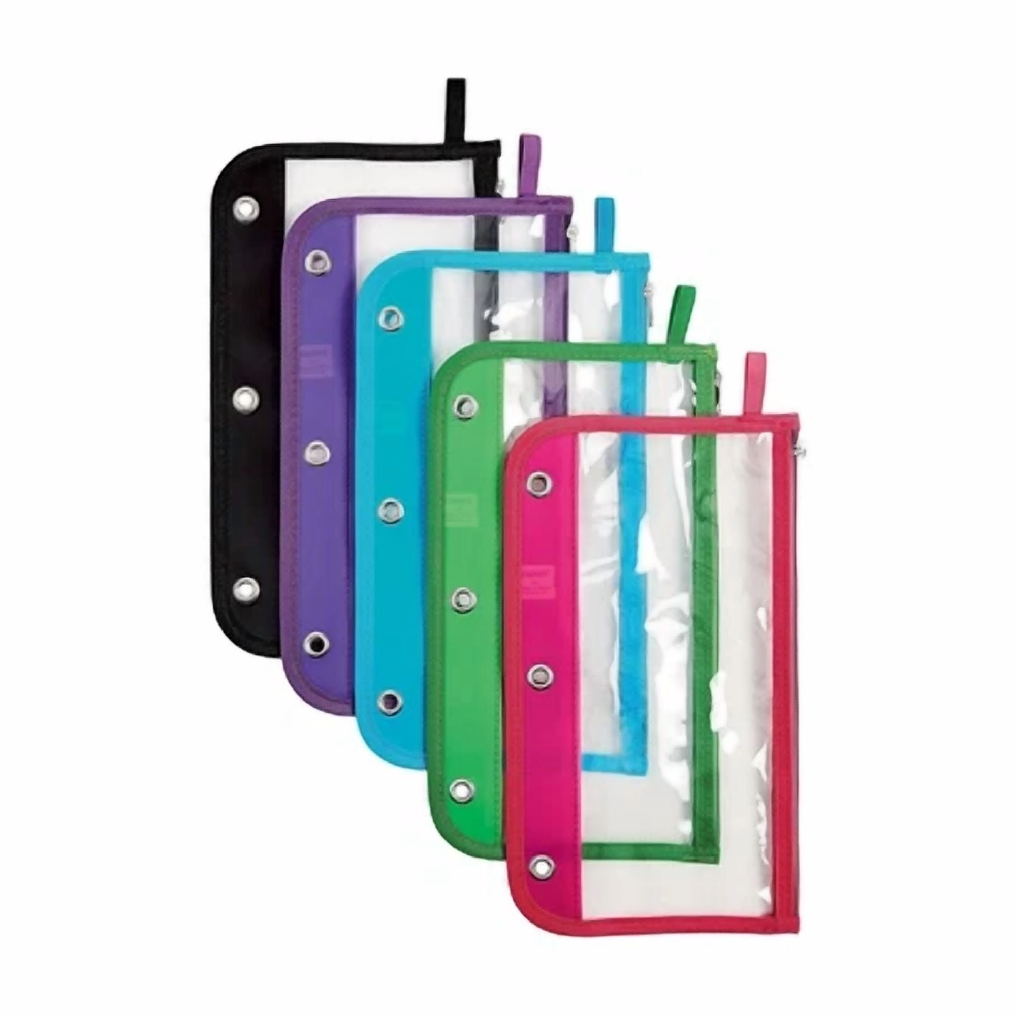 Staples Pencil Case With Zipper Assorted Colors 58572-Cc
