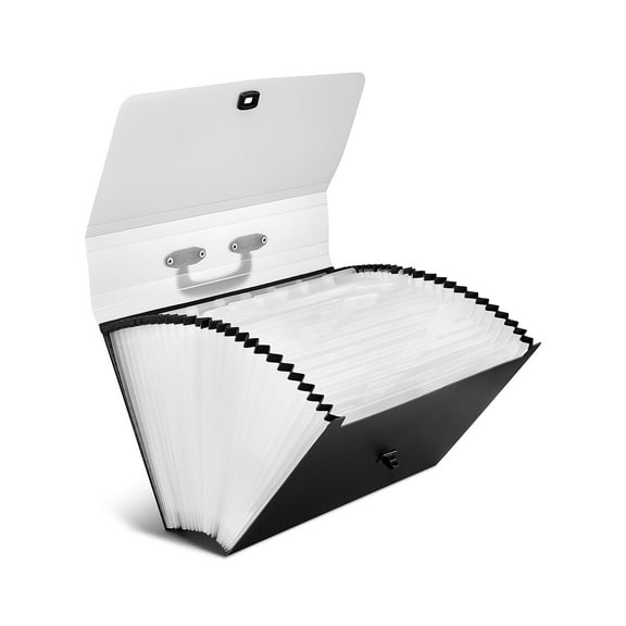 Staples Plastic Accordion File 26-Pocket Legal Size Black (TR45531)