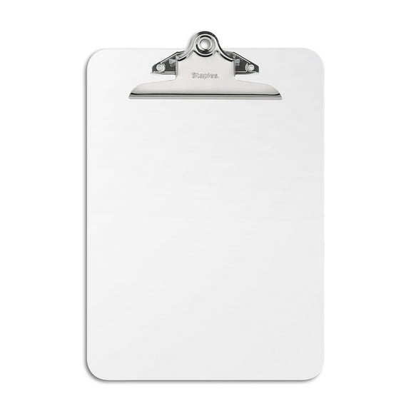 Staples Plastic Clipboard Letter Size Clear 3/Pack ST10526/10526VS