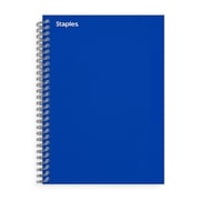 Staples Premium 1-Subject Notebook 4.38" x 7" College Ruled 80 Sheets Blue TR58348 ST58348NVS