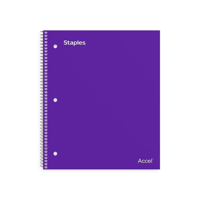 Staples 1-Subject Notebook - Art notebooks for suppliers - Walmart ...