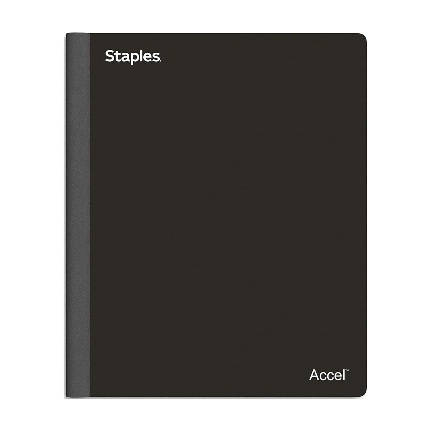 Staples Premium 3-Subject Notebook 8.5