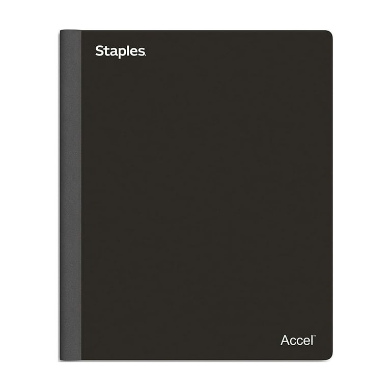 Staples Premium 3-Subject Notebook 8.5