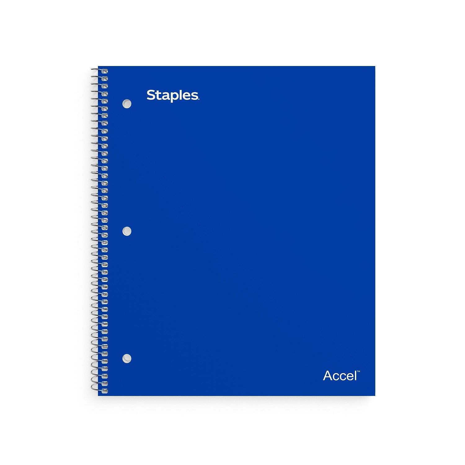 Staples Premium 3-Subject Notebook 8.5" x 11" College Ruled 150 Sheets Blue (TR58314) ST58314DVS