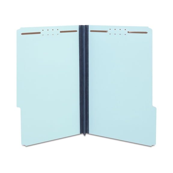 Staples Pressboard Classification Folders Legal Size Blue 25/Box (61552S) TR384870/384870