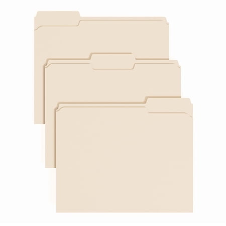 Staples Reinforced Classification Folder 3/4" Expansion Letter Size Manilla 50/Pack (ST62729)