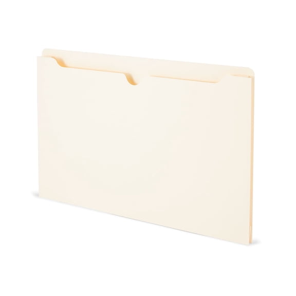 Staples Reinforced File Jacket 2" Expansion Legal Size Manila 100/Carton ST440374-CCVS