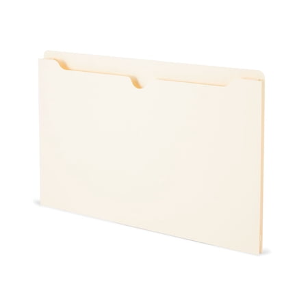 Staples Reinforced File Jacket 2" Expansion Legal Size Manila 50/Box (TR440374)