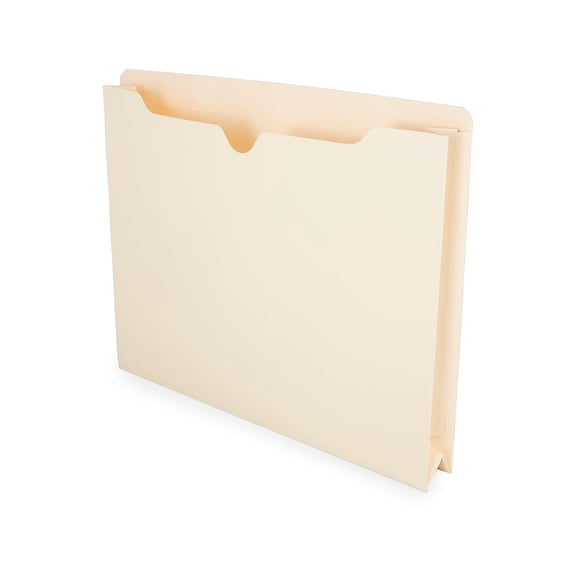 Staples Reinforced File Jacket 2" Expansion Letter Size Manila 100/Carton ST440373/4403VS