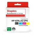 thumbnail image 1 of Staples  Ink Cartridge Replacement for HP 62XL/62 (Black 2-Pack) 2839033, 1 of 7