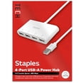 thumbnail image 1 of Staples TECH 4-Port USB 2.0 Hub White (ST62376), 1 of 8
