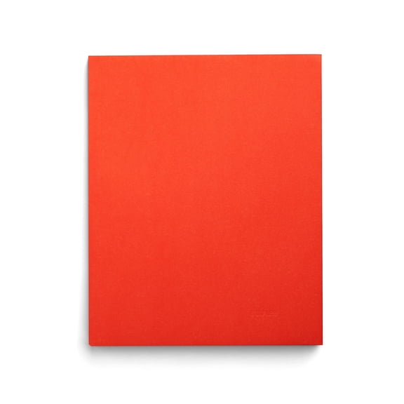 Staples Smooth DUrable 2-Pocket Paper Folder, Orange, 25/Box (27535-CC)