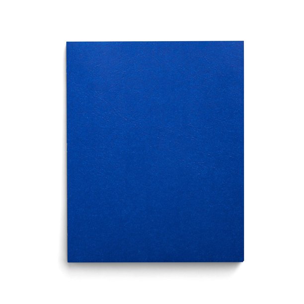 Staples School Grade 2 Pocket Folder with Fasteners Blue 25/Box 27542