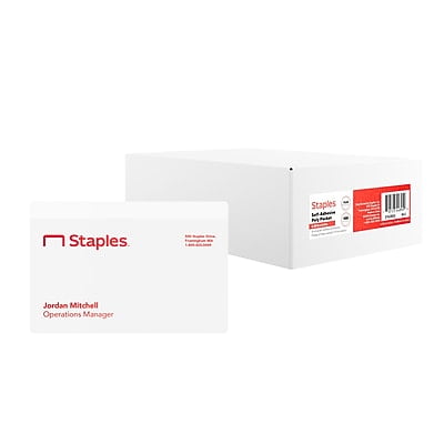 Staples SelfAdhesive Poly Pockets, Clear, Durable StickOn Document Holders for Binders & Folders 100/Pack