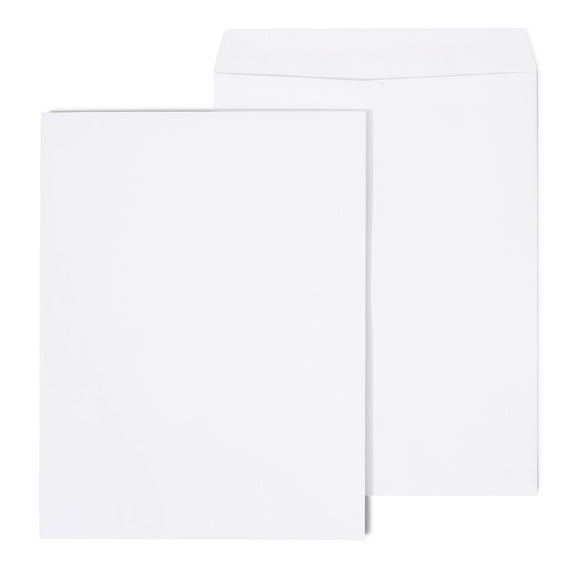 Staples Self-Sealing White Wove Catalog Envelopes 10" x 13" 100/Box 478157