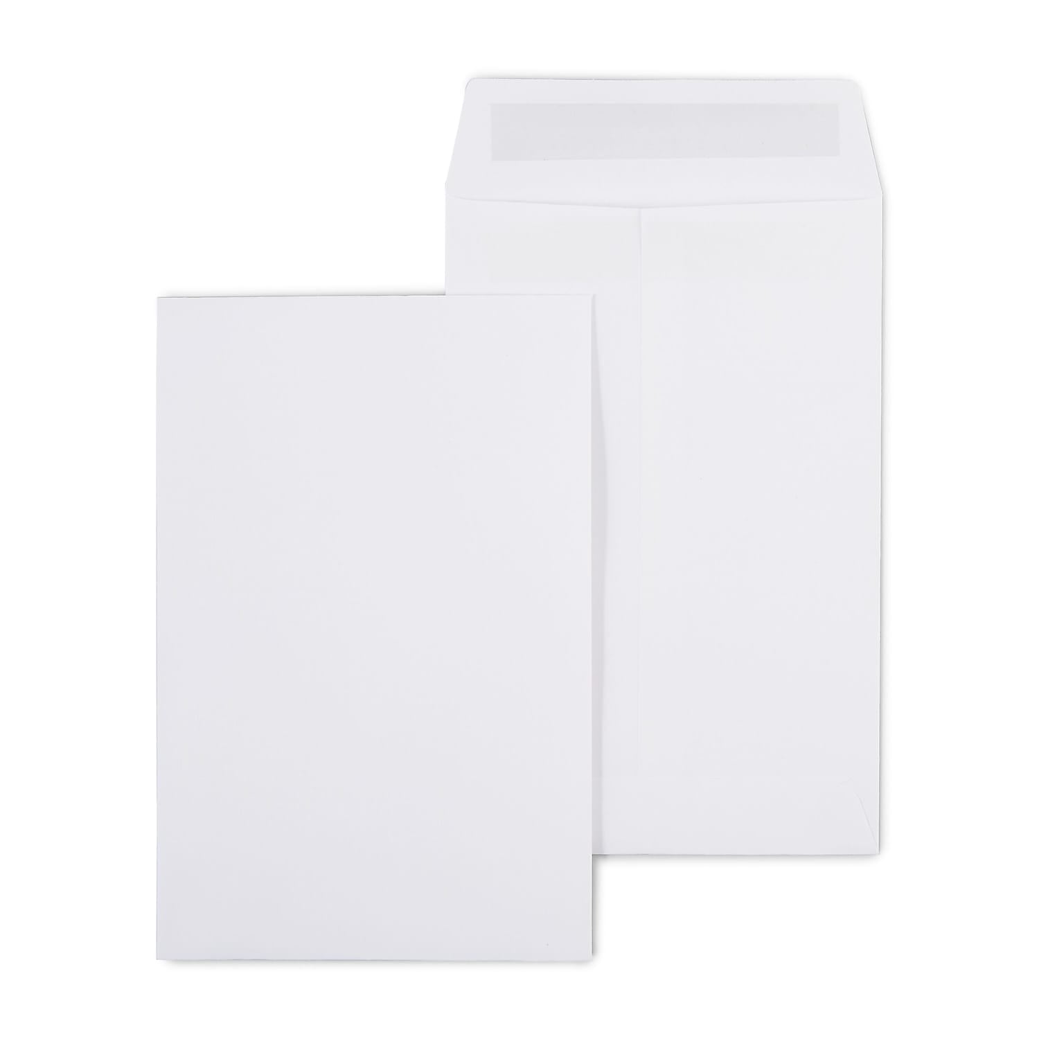 Staples Self-Sealing Wove Catalog Envelopes 6" by 9" White 100/BX SPL609121