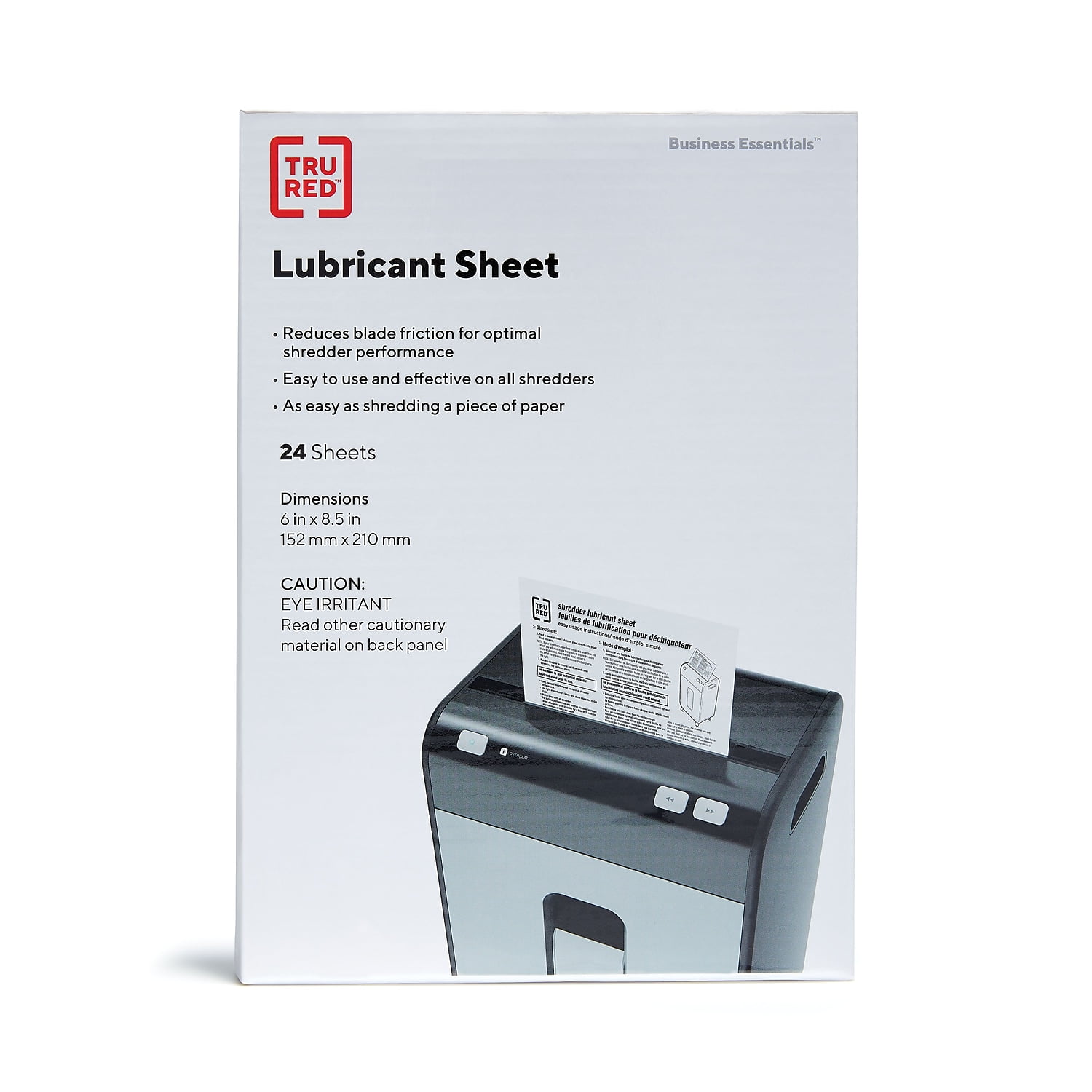 Staples Shredder Lubricating Sheets 24/pk TR36395CC