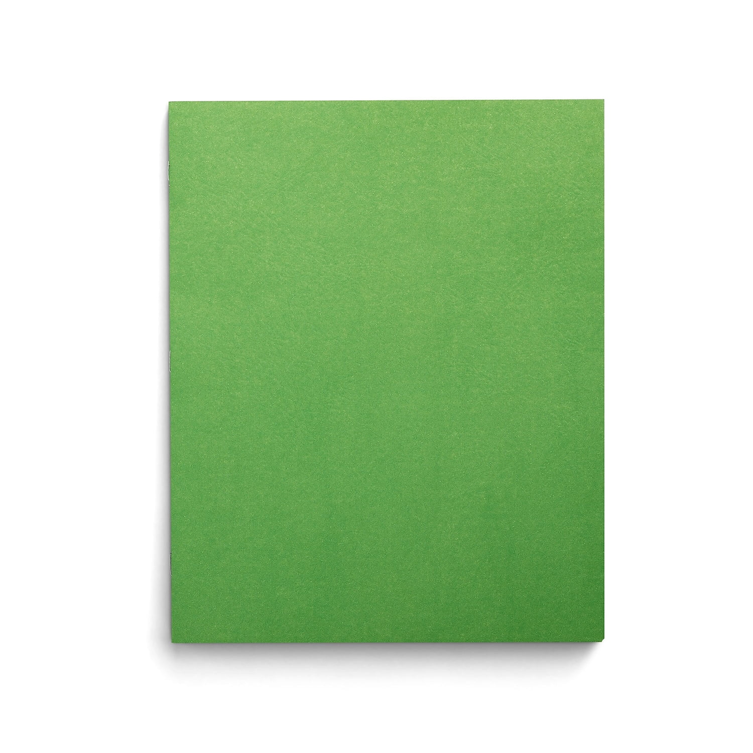 Staples Smooth 2-Pocket Paper Folder with Fasteners Green 25/Box (50773/27541-CC) ST27541
