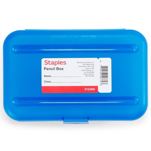 Staples Snap Plastic Cases Blue (22860) ST22860/22860