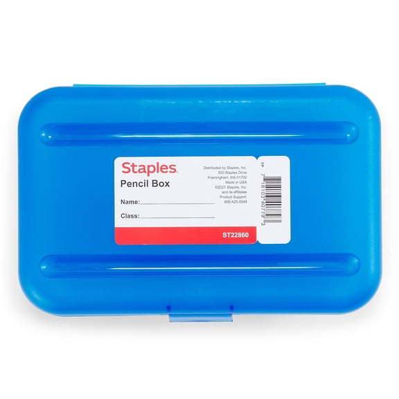 Staples Snap Plastic Cases Blue 3/Pack ST22860/22860VS