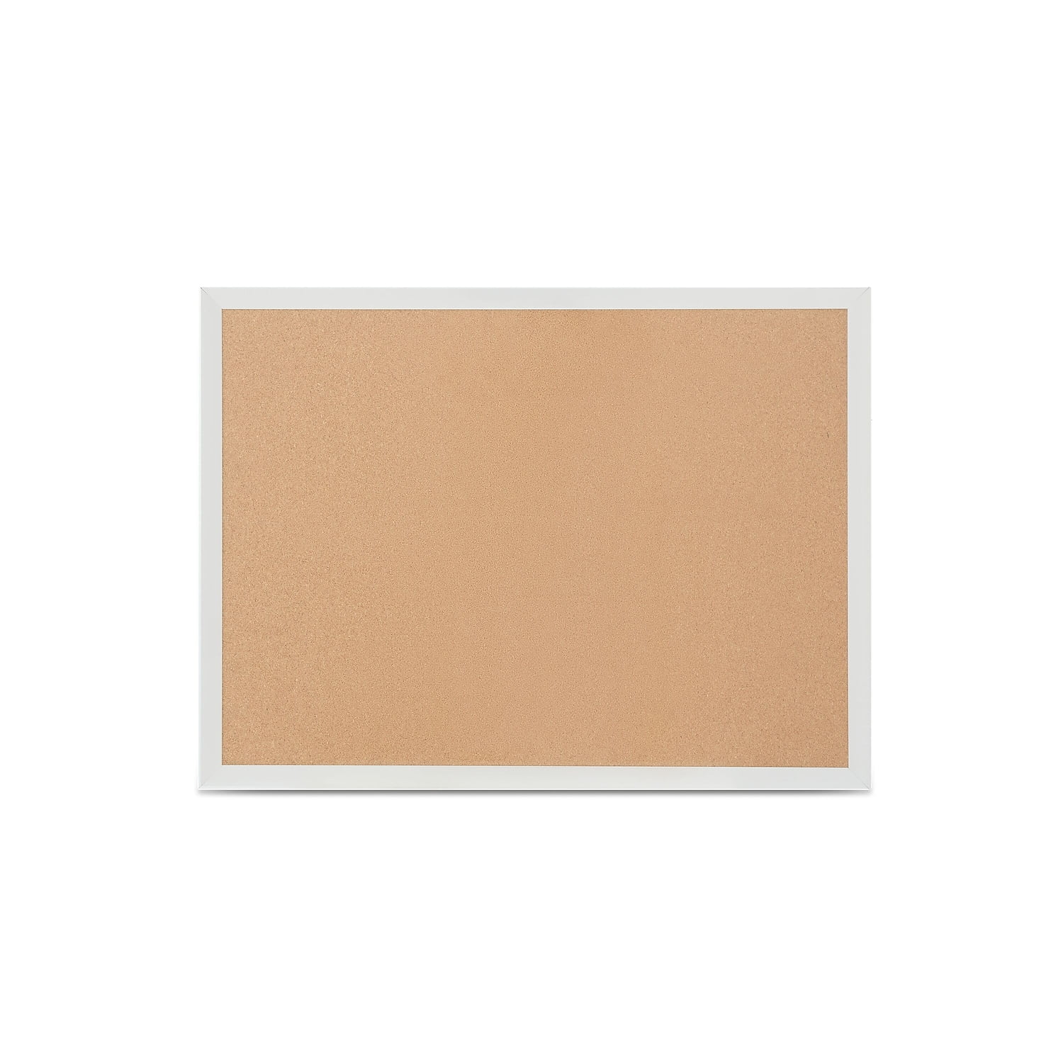 Staples Standard Cork Bulletin Board Aluminum Finish Frame 2'W x 1.5'H 52448/28334
