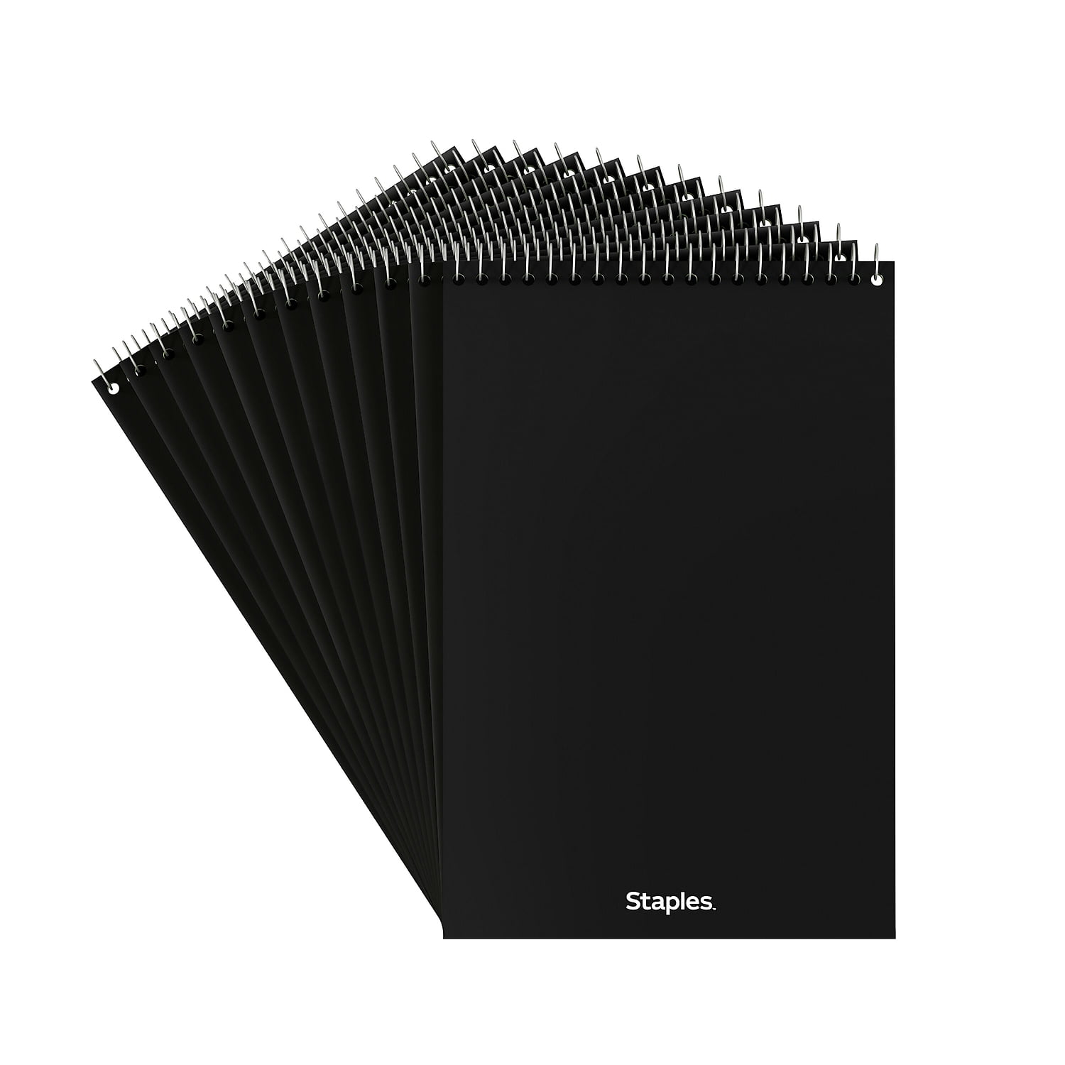 Staples Steno Pads 6" x 9" Gregg Ruled Green 80 Sheets/Pad Dozen Pads/Pack (ST57353) 163485
