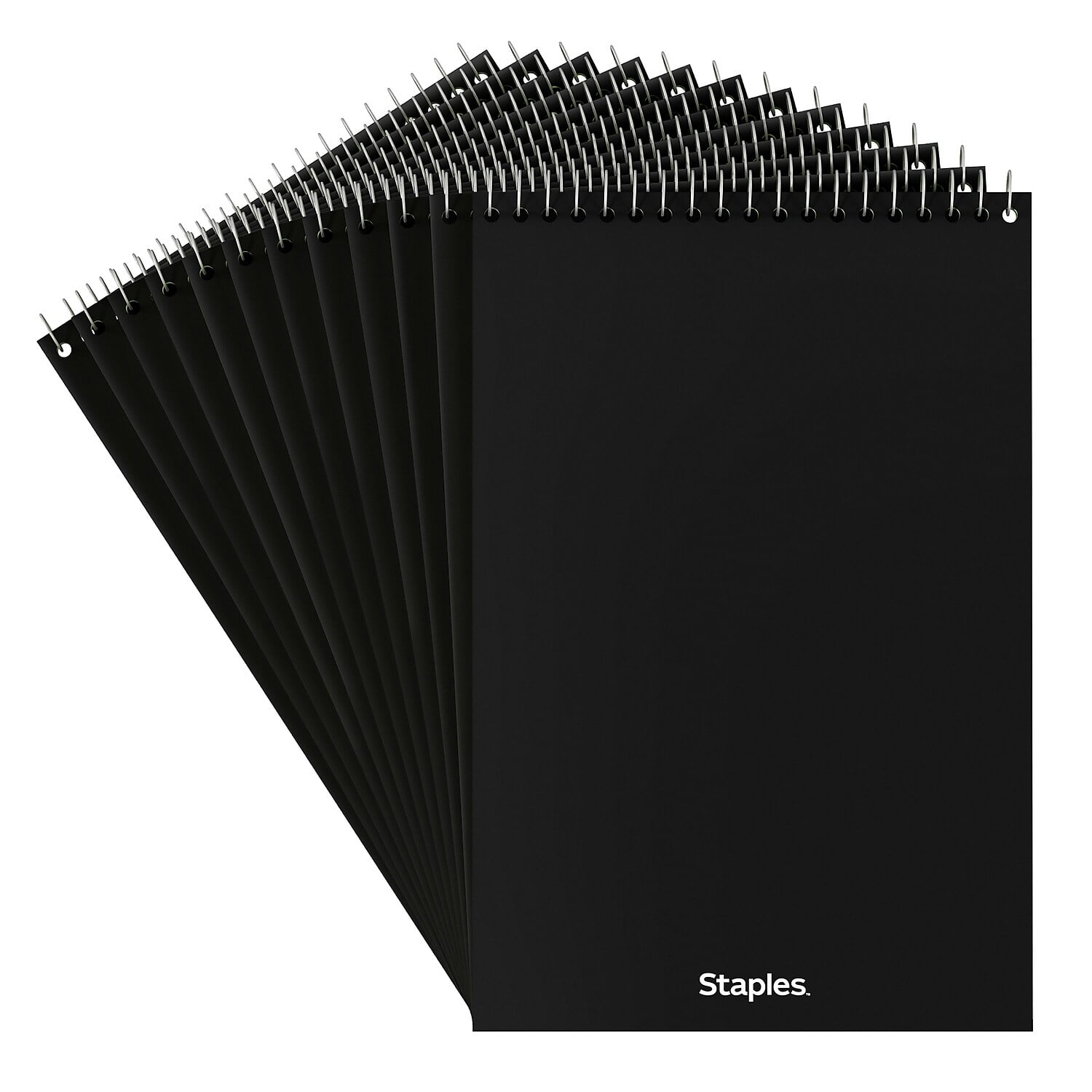 Staples Steno Pads 6" x 9" Gregg Ruled Green 80 Sheets/Pad Dozen Pads/Pack (ST57353) 163485