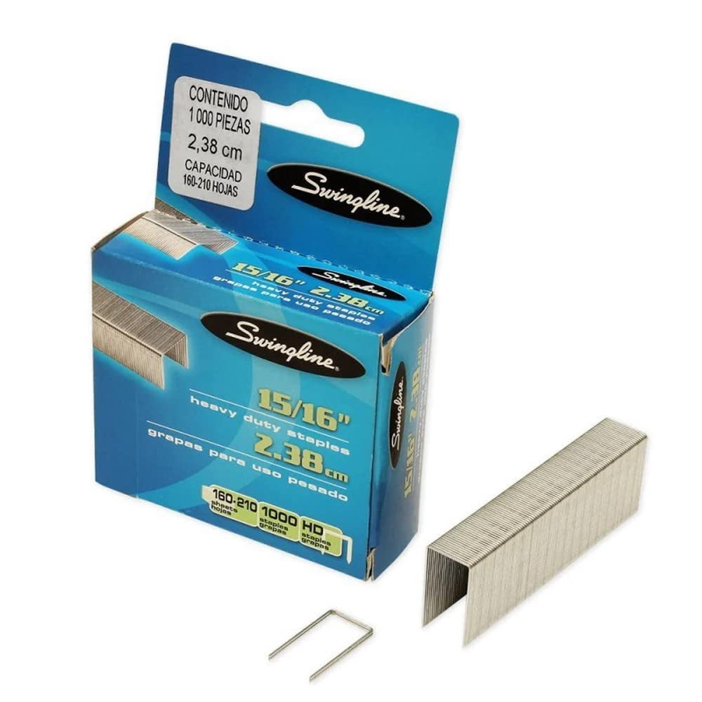 Staples, Swingline, Heavy Duty 15/16, 210 sheet capacity, 100/Strips ...