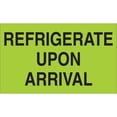 thumbnail image 1 of Staples Tape Logic Climate Labels "Refrigerate Upon Arrival" 3" x 5" Fluorescent Green 5 LABDL2601, 1 of 3