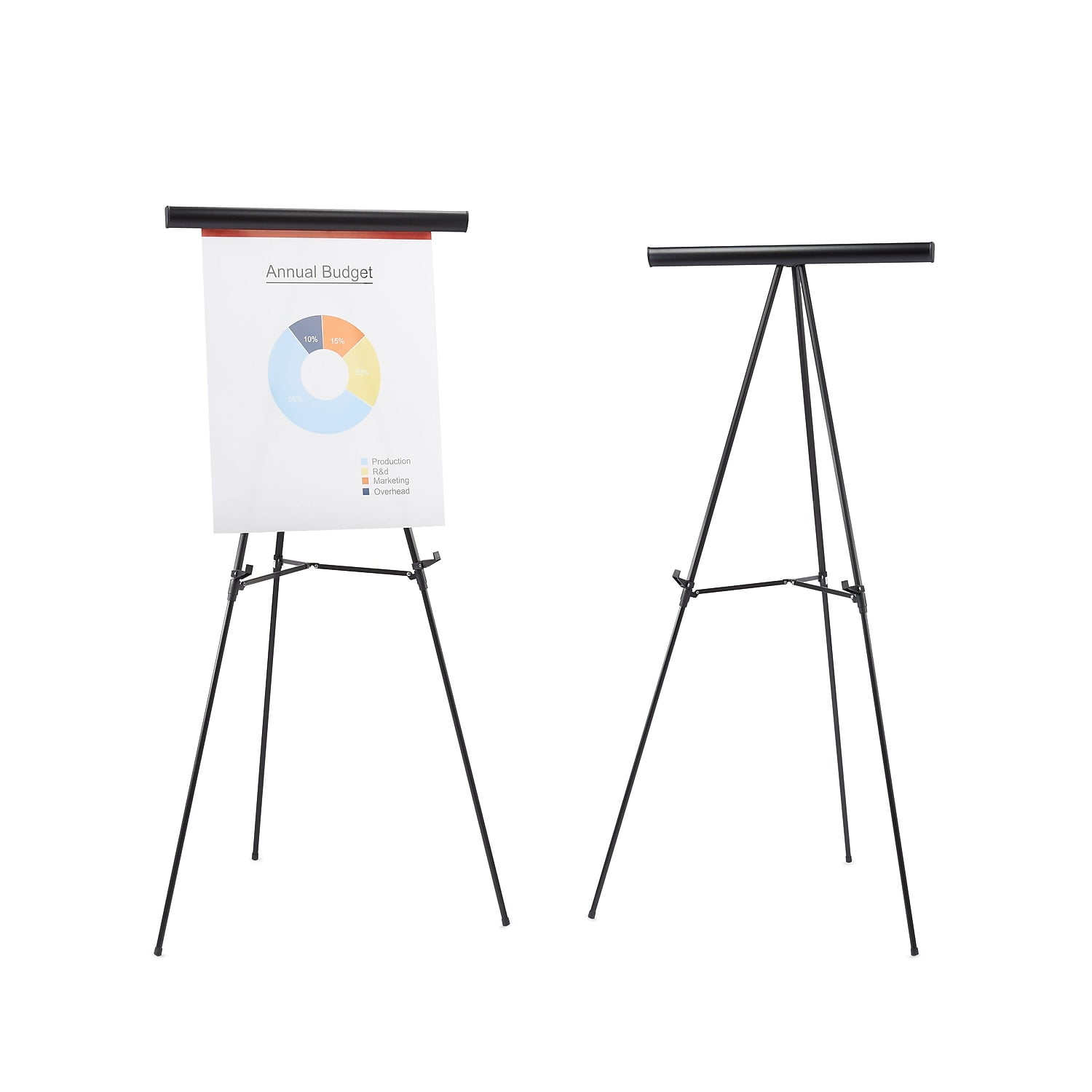 Staples Tri-Lite Display Easel Black Steel (28220US/50449US)