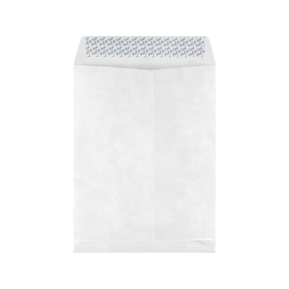 Staples Tyvek Self Seal Catalog Envelope 9 1/2" x 12 1/2" White 100/Box (ST19867-CC)