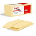 thumbnail image 1 of Staples Ultra Sticky Notes 3" x 3" Sunshine Collection 100 Sheets/Pad 12 Pads/Pack (ST62887), 1 of 5