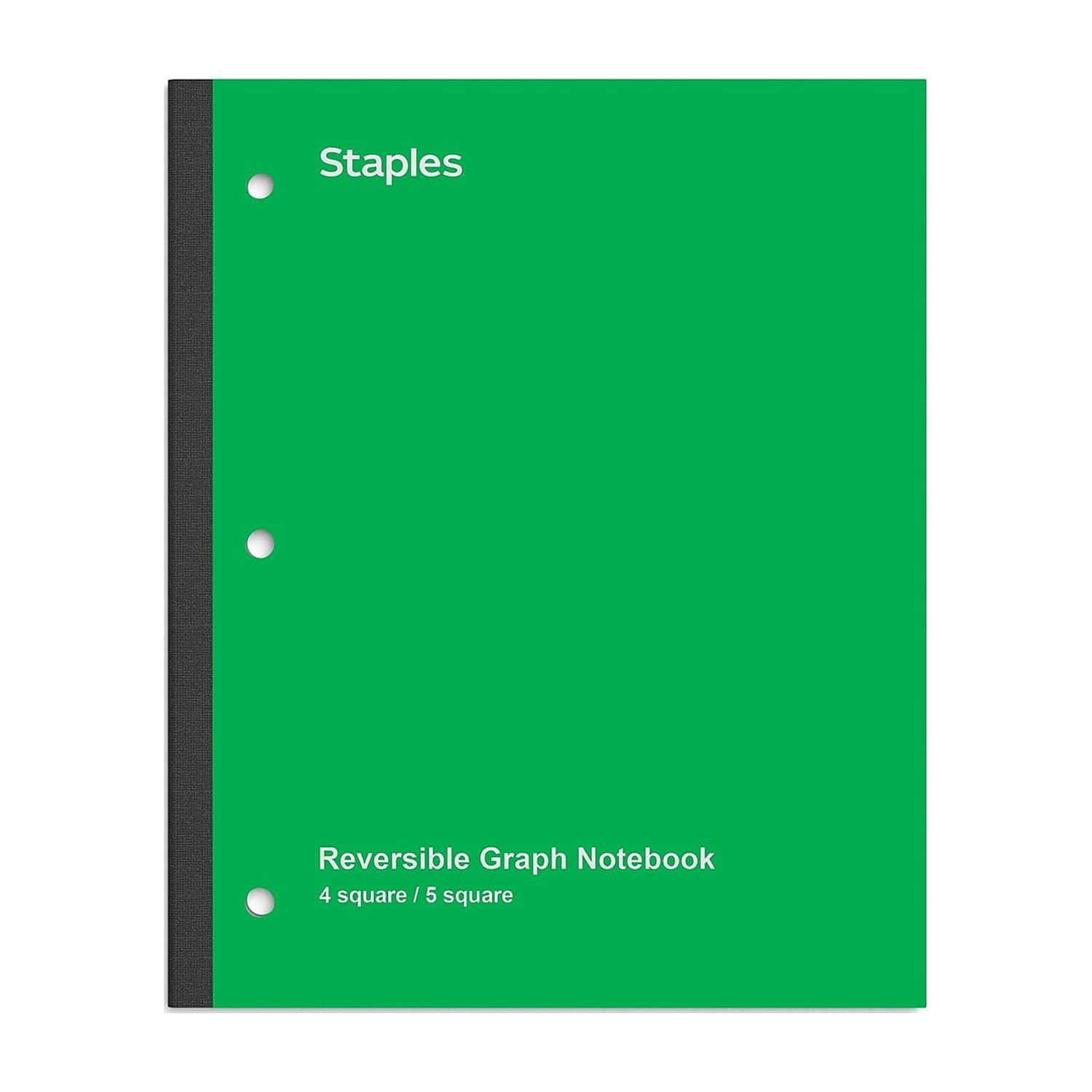 Staples Wireless 1-Subject Notebook 8.5" x 11" Graph Ruled 80 Sheets ...