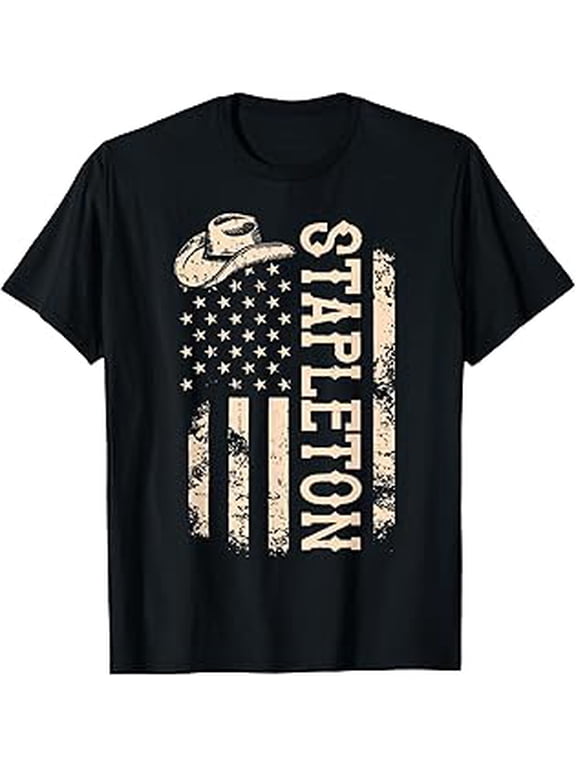 Stapleton Personalized, Vintage 80s 90s, Retro Name Style, Graphic, Short Sleeve T-Shirt