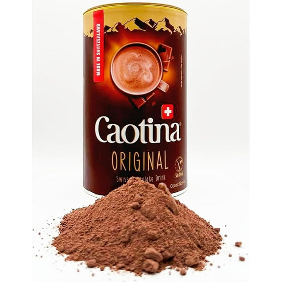 Stapster Caotina (Switzerland) Classic Cocoa Powder Drink with Premium Swiss Chocolate, 500g - Original