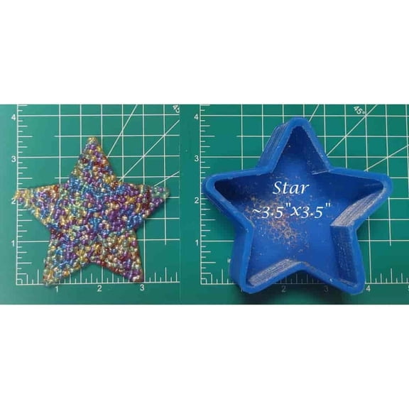 Star - 3.5" - Silicone Freshie Mold
