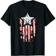 thumbnail image 1 of Star American Flag USA family matching US Gifts For 4th Of July T-shirt, 1 of 2