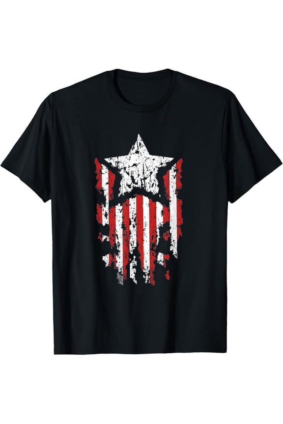 Star American Flag USA family matching US Gifts For 4th Of July T-shirt