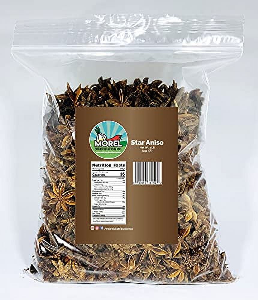 Star Anise Seeds or Star Anise Pods (Anis Estrella) (1 oz, 2 oz, 4 oz, 6 oz, 8 oz, 12 oz, & 1 lb) (16 oz)