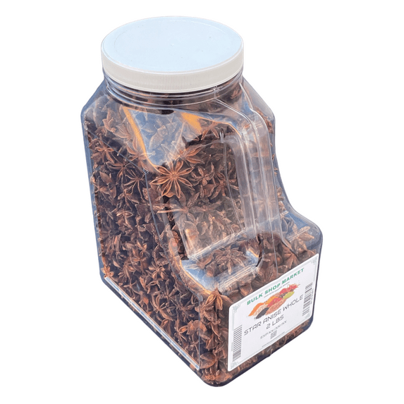Star Anise Whole 2 Pounds Jar Spice By BulkShopMarket