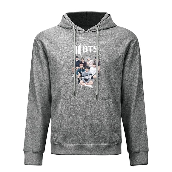 Star BTS Hoodie,Unisex Adult Hooded Sweater, Soft Pullover, Sports With Big Pockets Sportswear