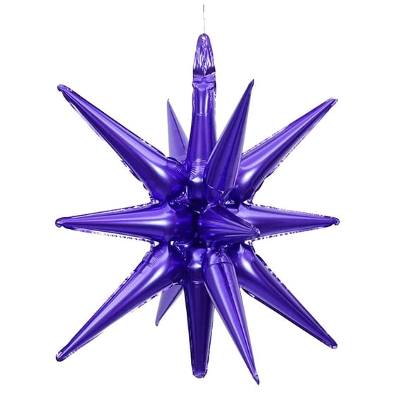 Star Balloons, Cone Balloons, Suitable for Proms, Weddings, Birthdays and Graduation Ceremonies Purple
