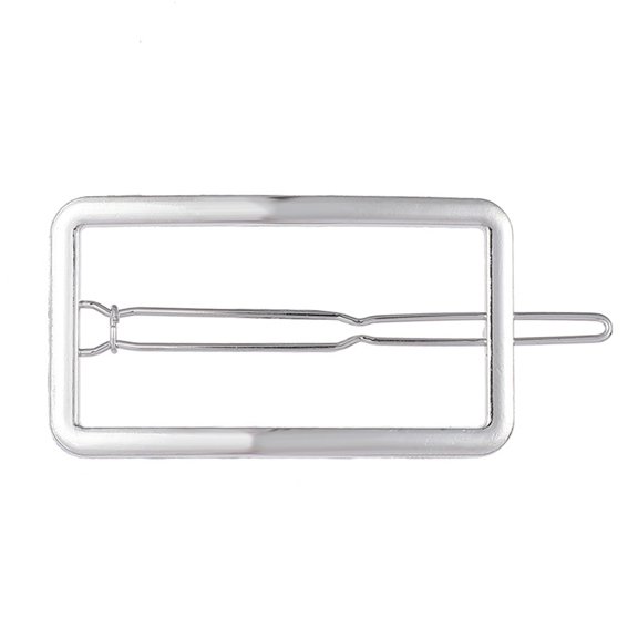 Star Barrettes Geometric Hair Clip Hair Barrettes Metal Hair Clip Silver Heart Hair Pins For Women Moon Star Hair Clip