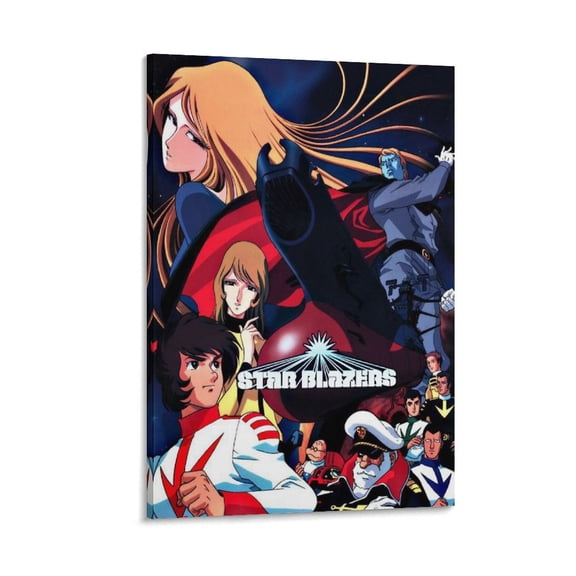 Star Blazers Space Battleship Yamato 2199 Posters Picture Print Canvas Poster Wall Paint Art Posters Decor Modern Home Artworks Gift 12x18inch(30x45cm)