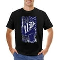thumbnail image 1 of Star Blue Vintage Men’s Graphic T-shirt Vintage Short Sleeve Sport Tee Black XS, 1 of 2